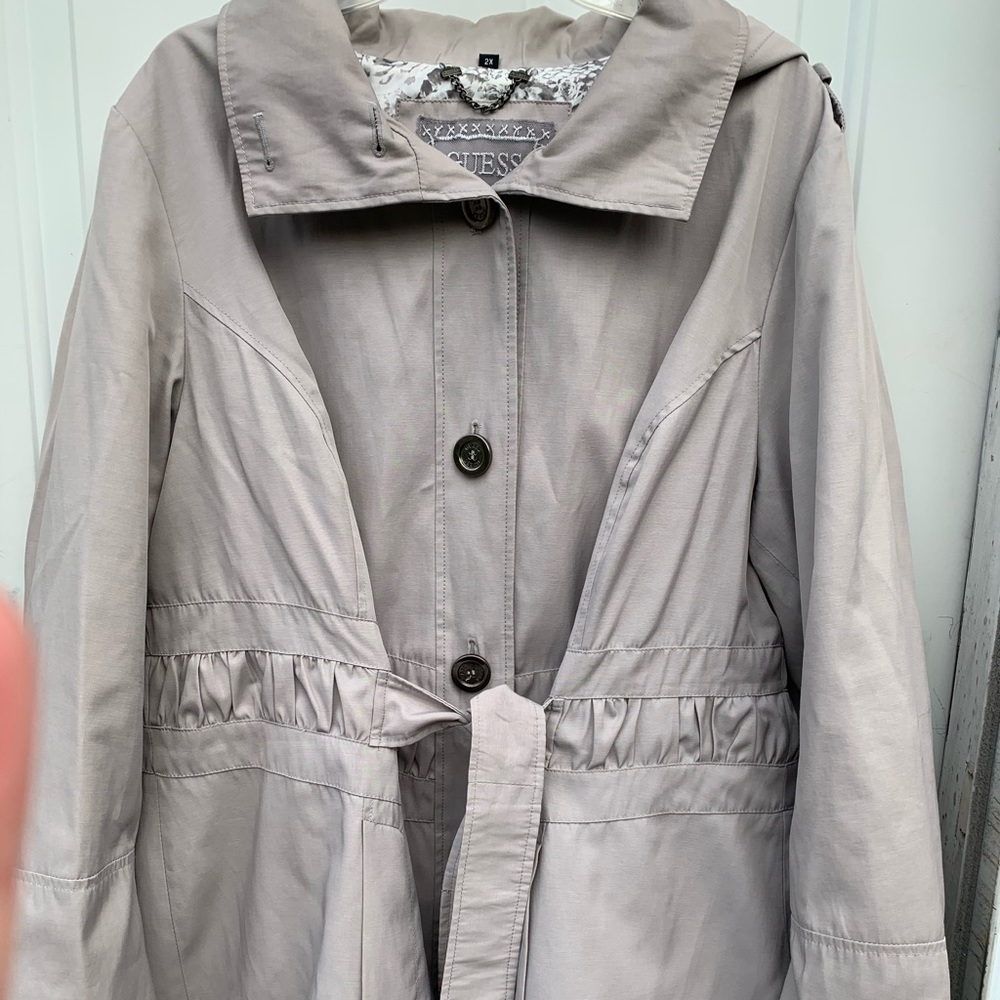 Plus Size Guess Coat Size 2X Cinched Waist